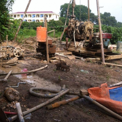 Khoan giếng thăm dò tìm kiếm mạch nước ngầm